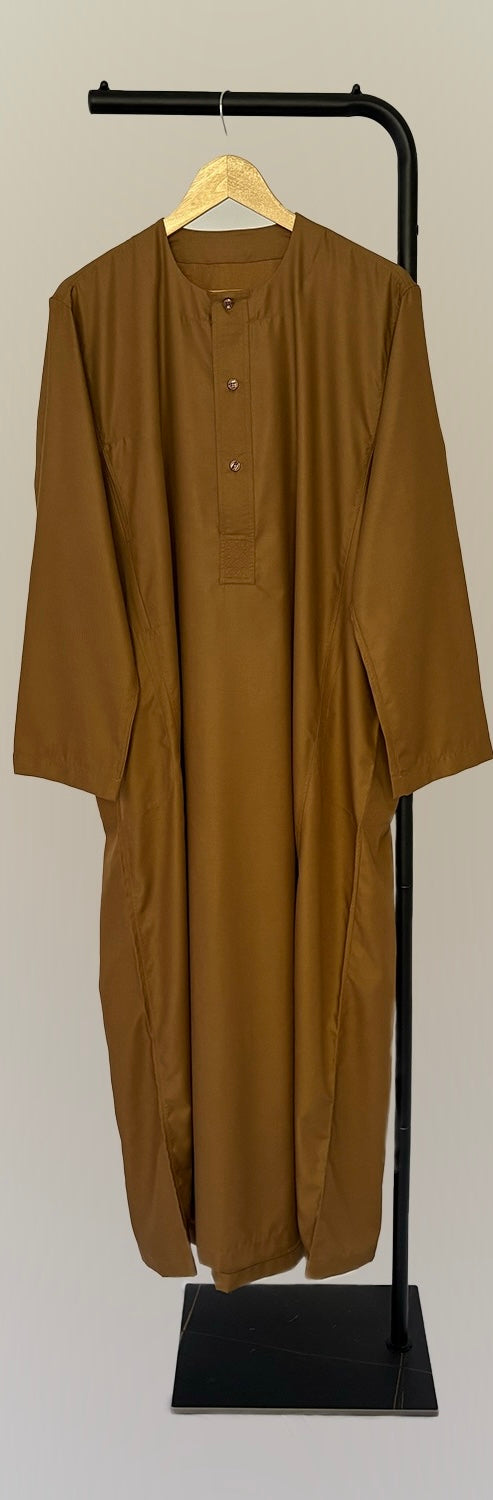 Brown Sudanese Jalabiya