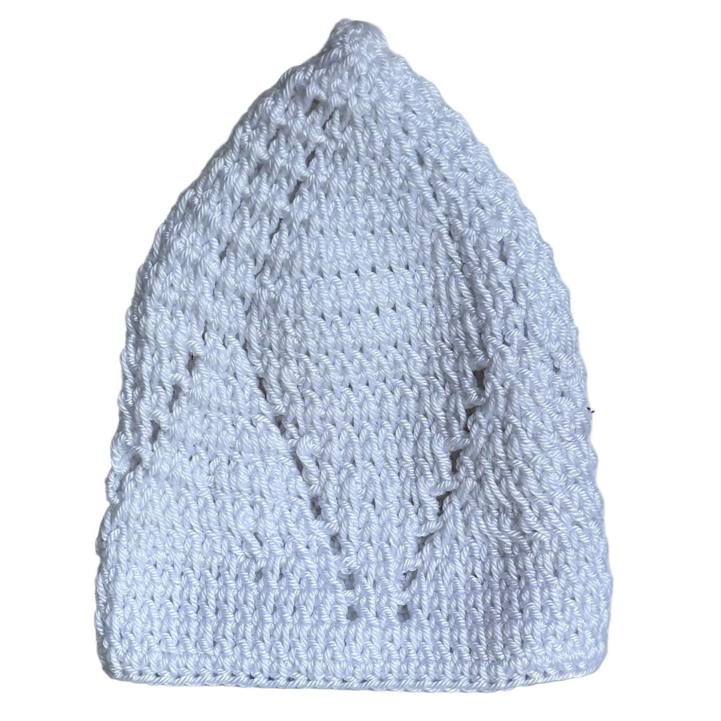 White Knitted Cap